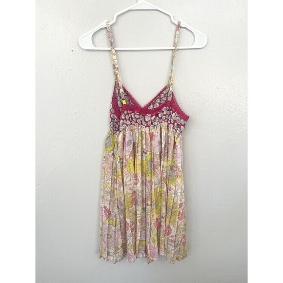 Liberty of London Y2K Chiffon Floral Babydoll Chemise Lingerie Slip Dress Top S - Picture 3 of 9